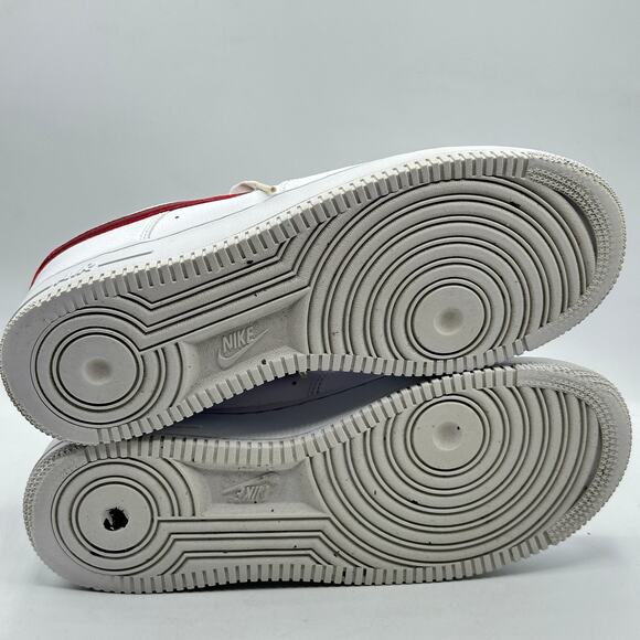 NIKE Air Force 1 \'07 Low Team Red Summit White Sz 9.5 main image 6